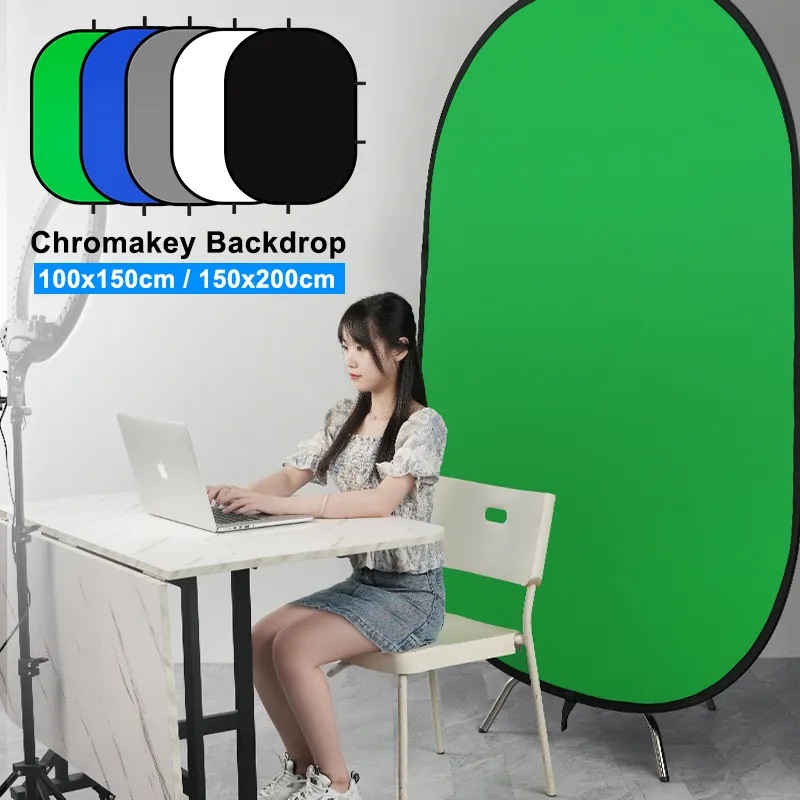 Green Screen Collapsible - Selens New Collapsible Portable Reflector Blue