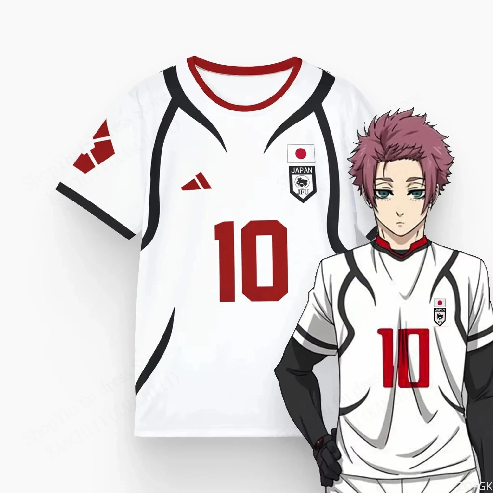 Mens Anime Jersey Blue Lock Sa - огляд і ціна Esports Gaming Sleeve