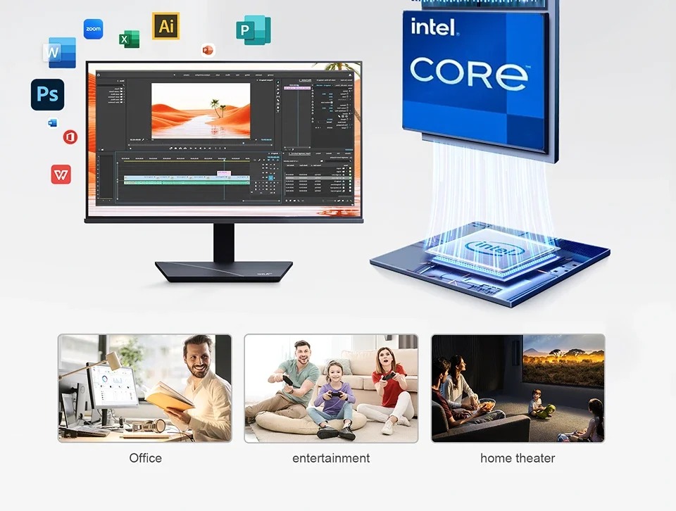 NEW MINI PC Computer Intel Cor - огляд і ціна Esports Gaming Sleeve
