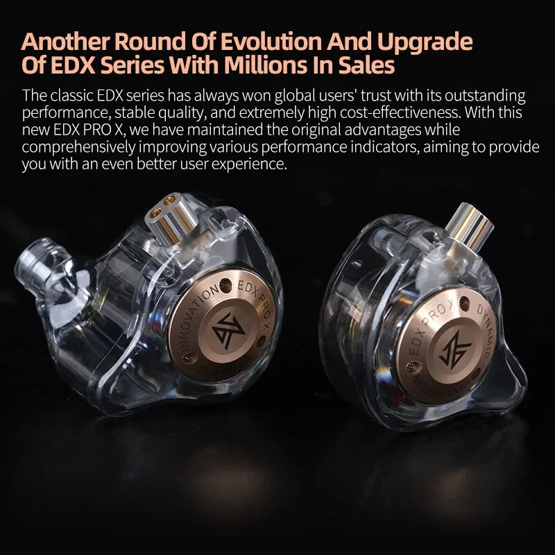 KZ EDX PRO X Wired Earphones H - огляд і ціна Esports Gaming Earbuds