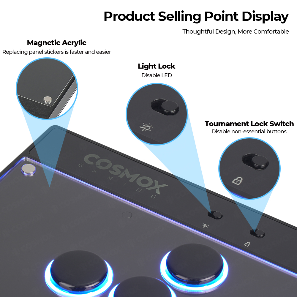 Haute42-COSMOX C16 Leverless C - огляд і ціна Esports Gaming Controller