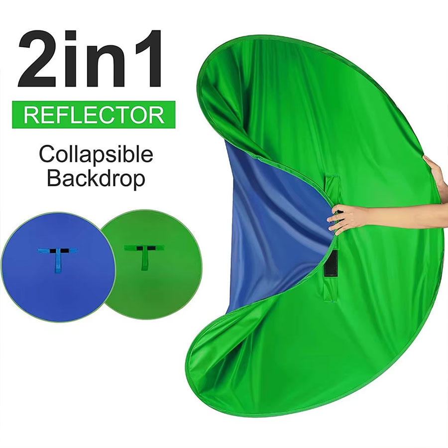 Green Blue Double-Sided Screen - огляд і ціна Green Screen Collapsible