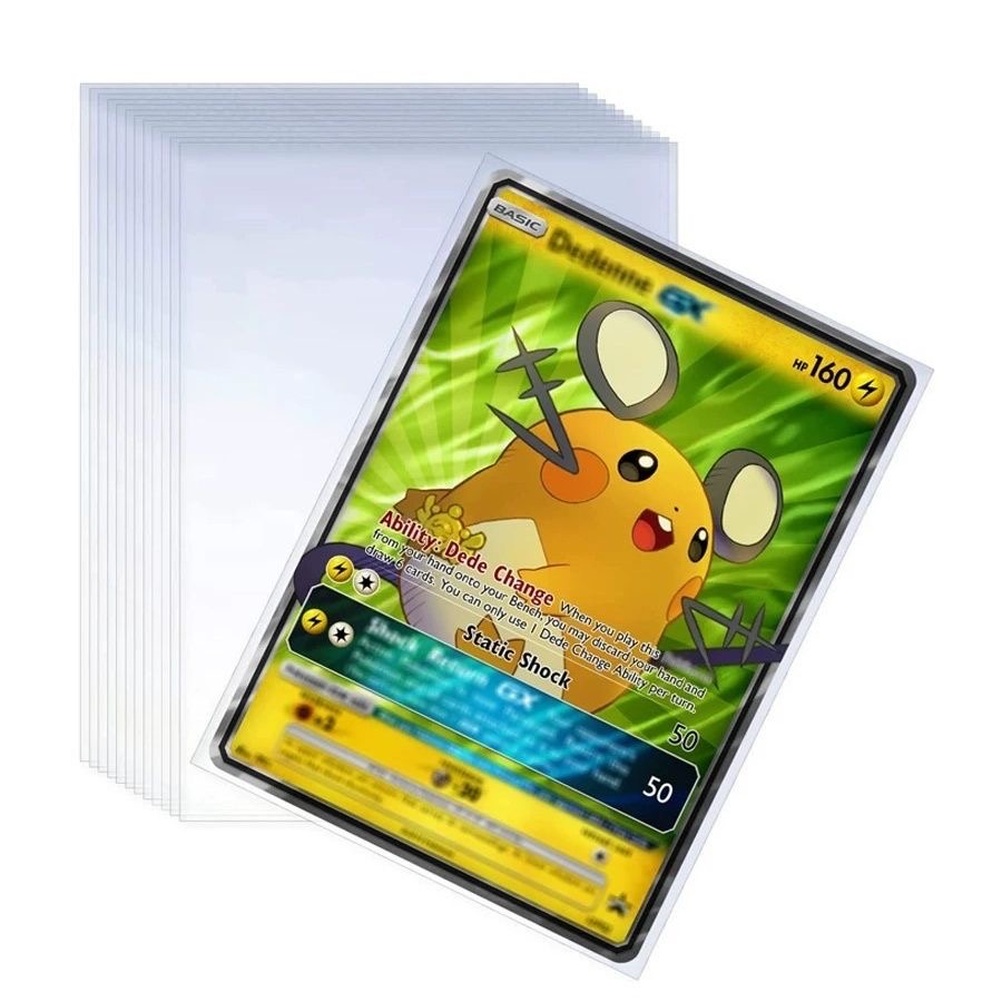 100Pcs Games Card Sleeves Tran - огляд і ціна Esports Gaming Sleeve