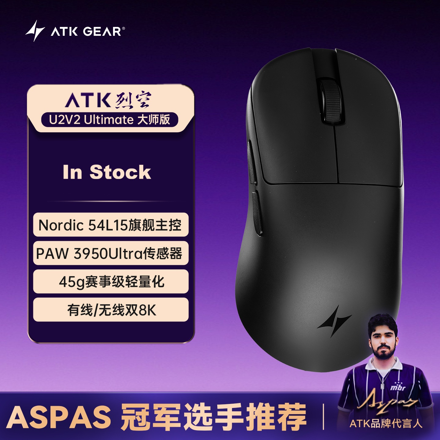 ATK U2 V2 Mini Ultimate Tri-mo - огляд і ціна Ultimate Esports Gaming