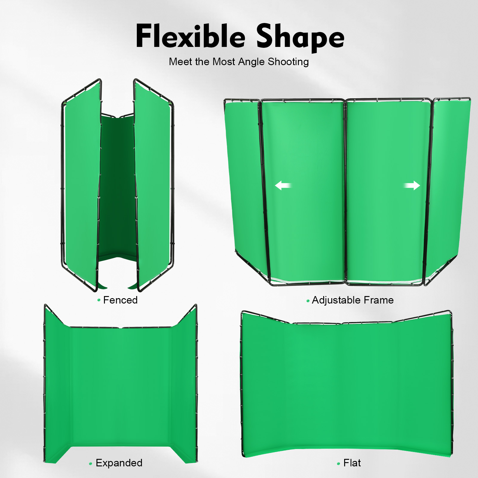 4x2.4m Photography Backdrop St - огляд і ціна Green Screen Collapsible