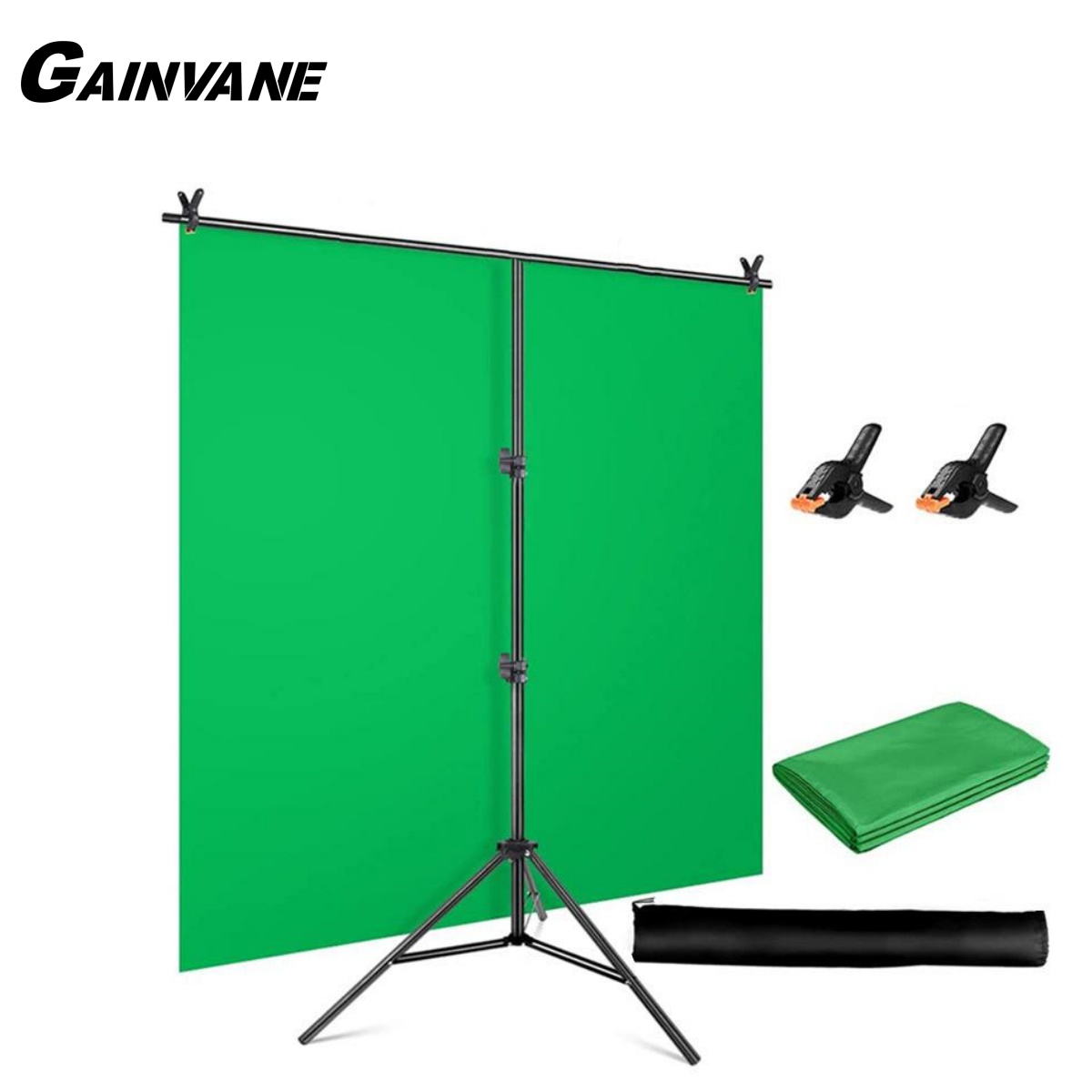 T-Shape Backdrop Stand Kit wit - огляд і ціна Green Screen Collapsible