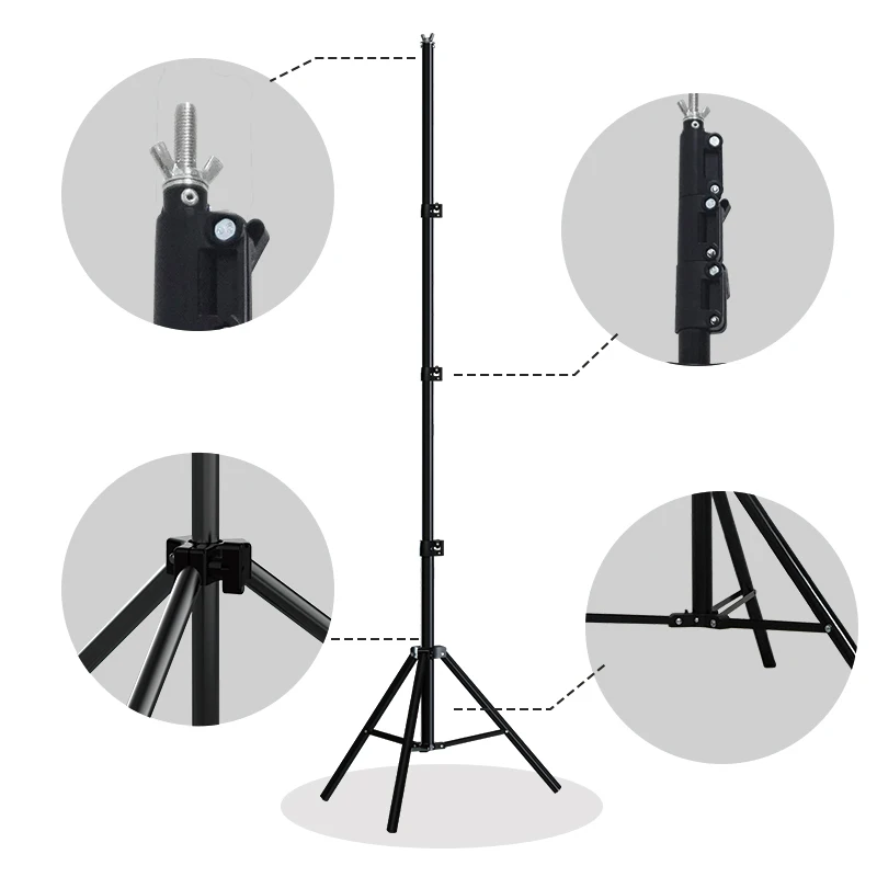 T-Shape Backdrop Stand Kit wit - огляд і ціна Green Screen Collapsible