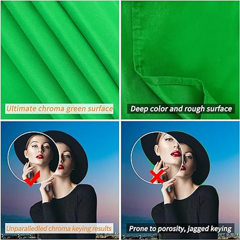 GAINVANE Backdrop Cloth White  - огляд і ціна Green Screen Collapsible