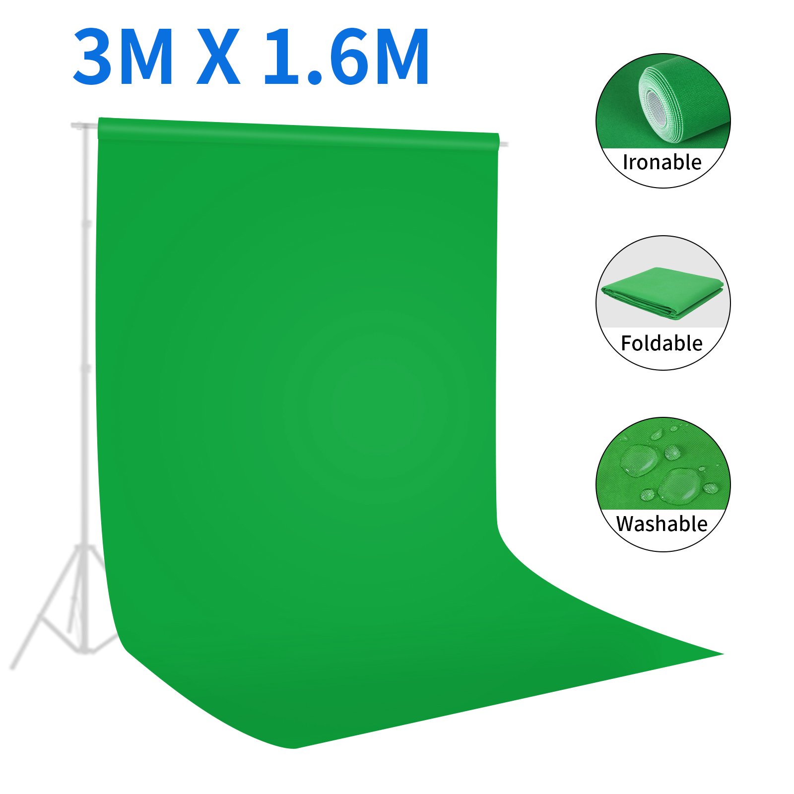 Selens Green Screen Backdrop C - огляд і ціна Green Screen Collapsible