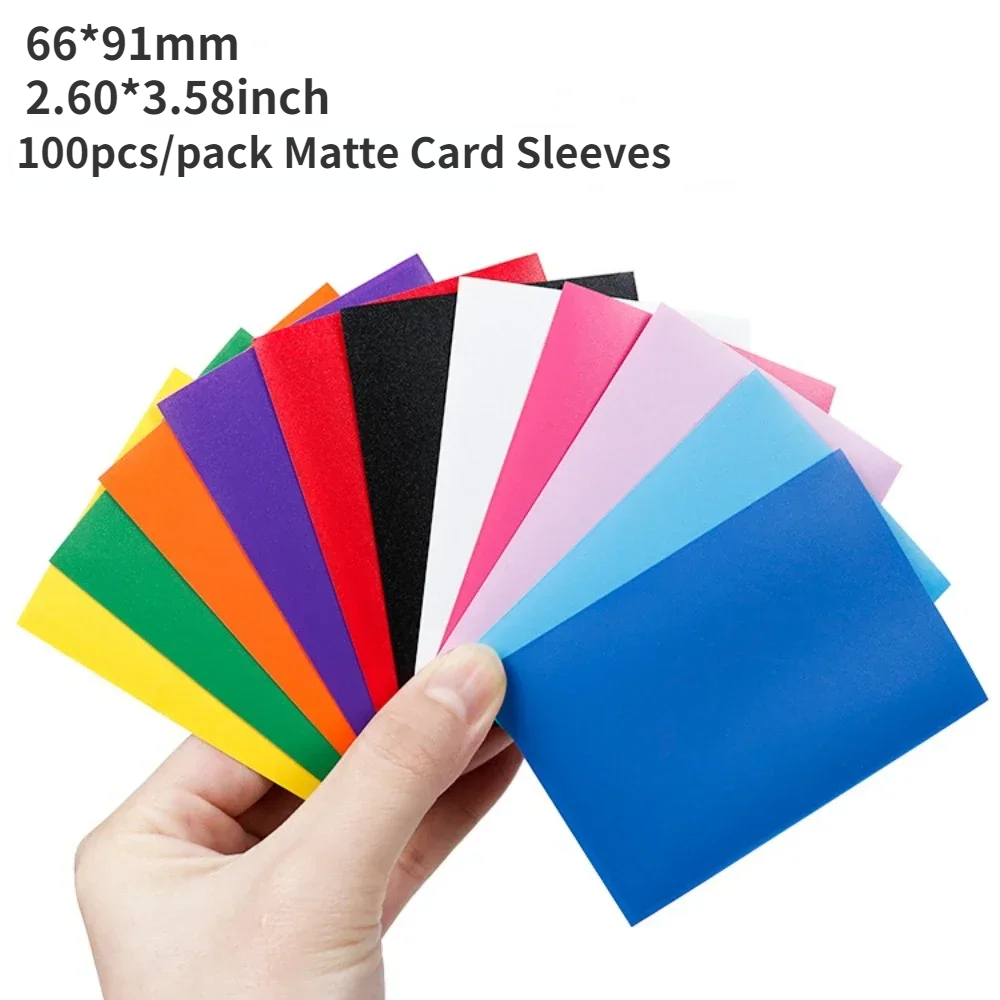 100PCS 66x91mm Matte Card Slee - огляд і ціна Esports Gaming Sleeve