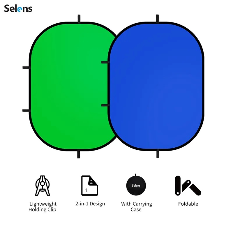 Selens Green Screen Photo Back - огляд і ціна Green Screen Collapsible