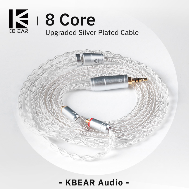 KBEAR 8 Core Upgraded Silver W - огляд і ціна Esports Gaming Earbuds