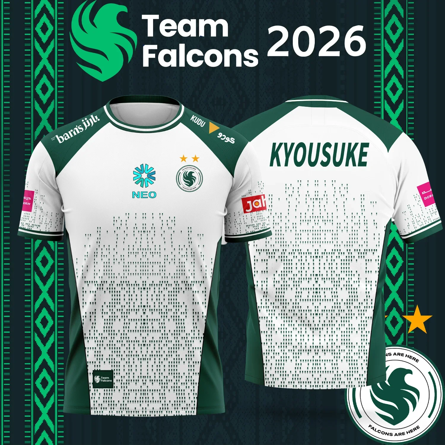 2026 New TEAM  Falcons   Espor - огляд і ціна Esports Gaming Sleeve