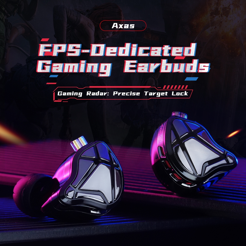  KZ Axas FPS Gaming IEM Headp - огляд і ціна Esports Gaming Earbuds